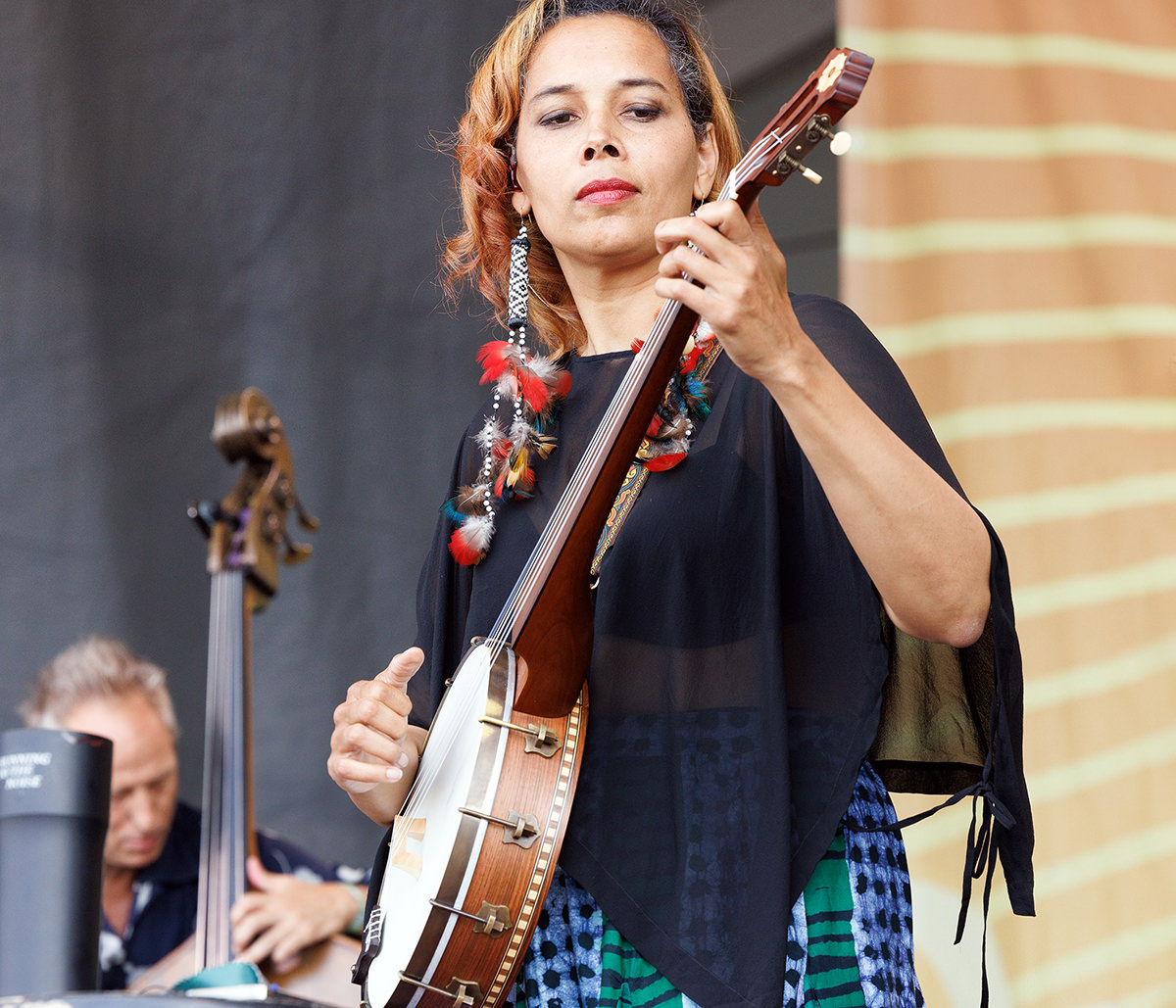  Rhiannon Giddens Newport Folk Fest Concert Photo 