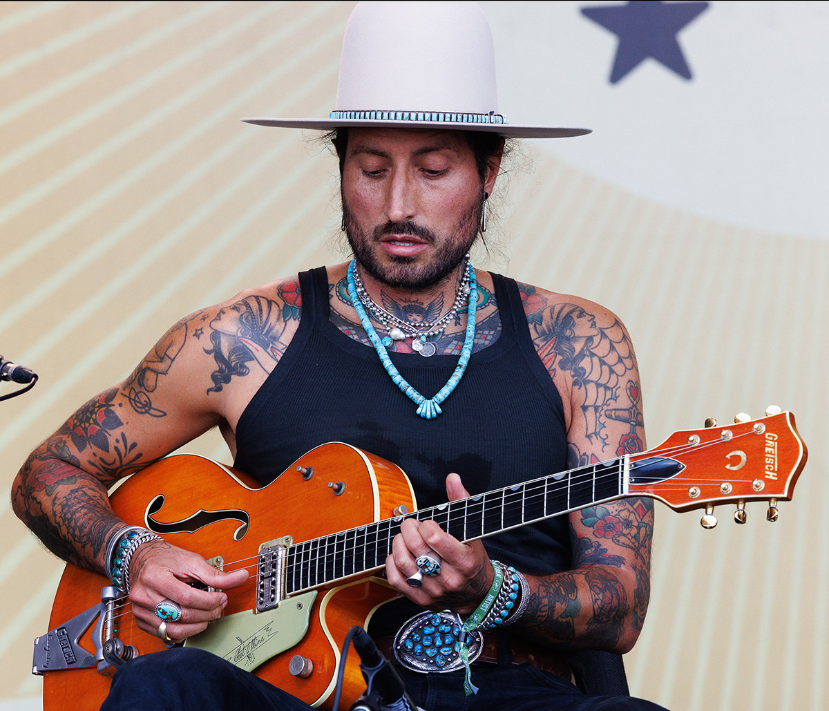  Hermanos Gutierrez Newport Folk Fest Concert Photo 