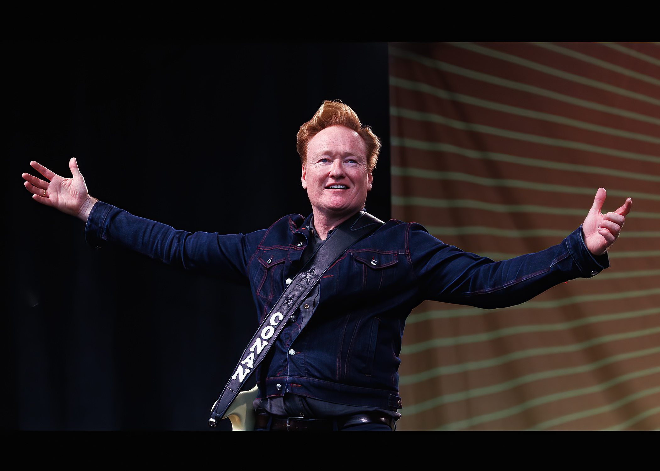  Conan O'Brien Newport Folk Fest Concert Photo 2 