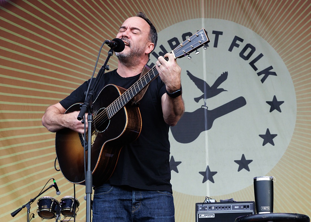  Dave Matthews Newport Folk Fest Concert Photo 