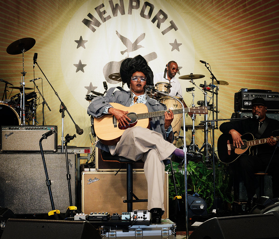  Lauryn Hill Newport Folk Fest Concert Photo 